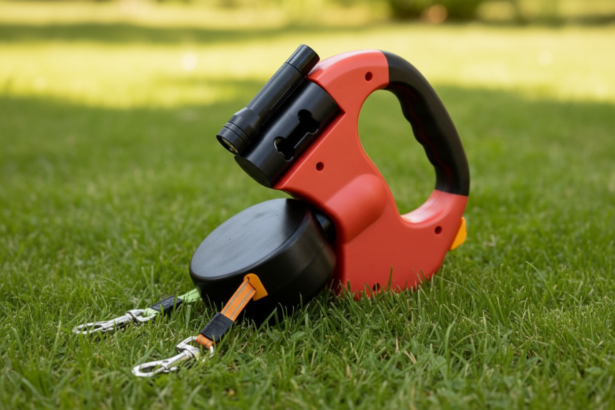 Correa Retráctil 360° Mavero.pet | Doble con Linterna y Bloqueo Instantáneo + Envío GRATIS Y Regalo SORPRESA INCLUIDO 🎁